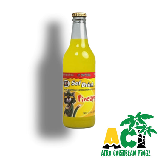 DG Pineapple Soda Glass Bottle 354ml