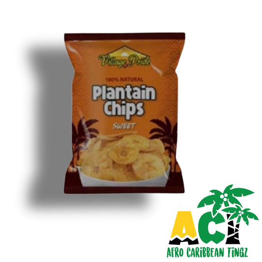 Village Pride Sweet Plantain Chips 75g