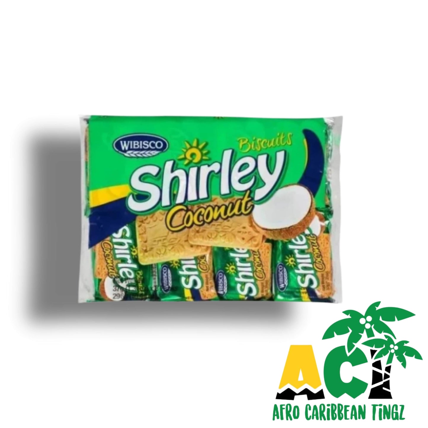 Shirley Coconut Snack Pack Biscuits 8x37g