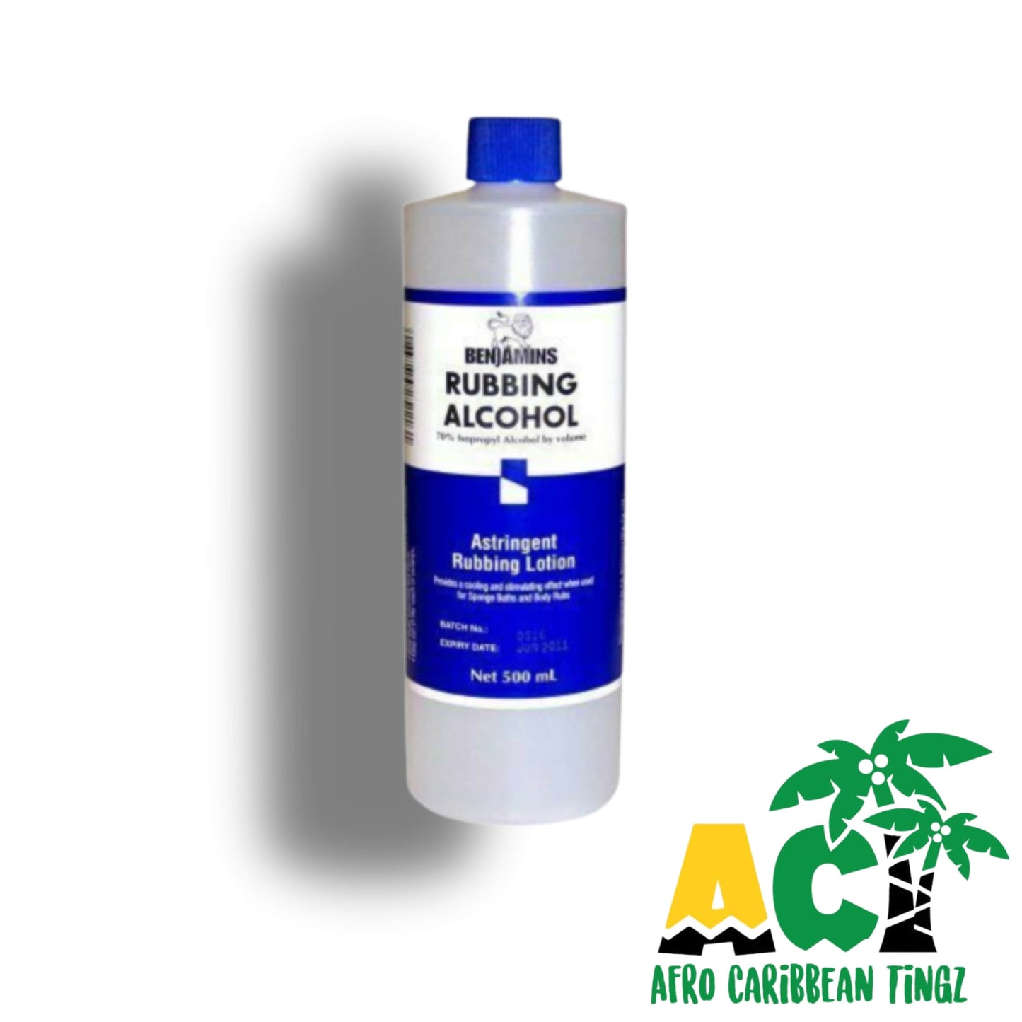 Benjamins Rubbing Alcohol 500ml