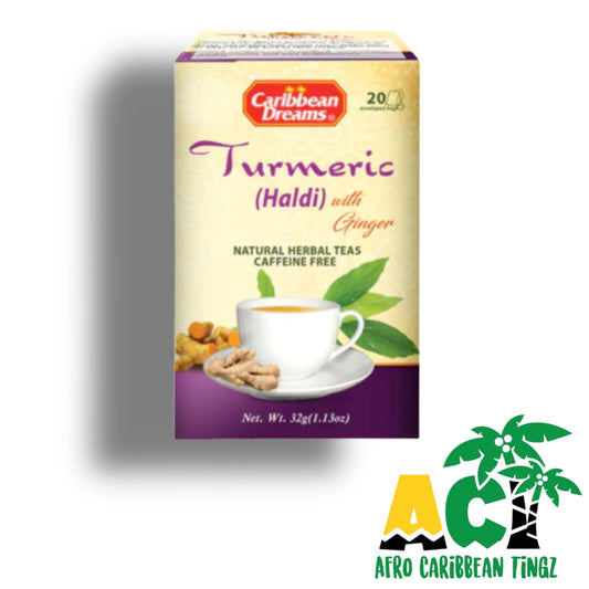 Caribbean Dreams Tumeric Ginger Tea 20's