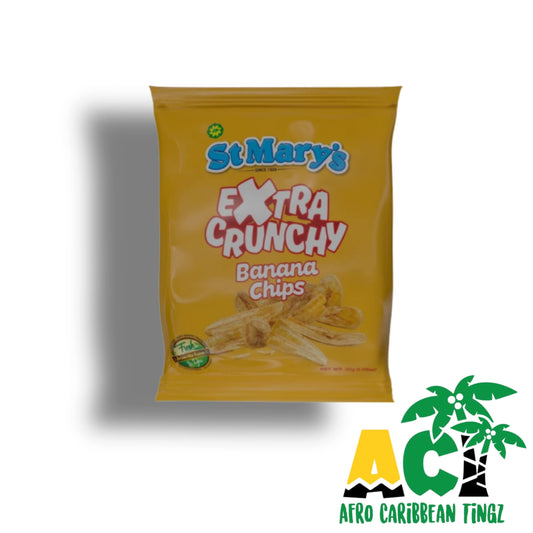 St Mary's Banana Chips Extra Crunchy 30g