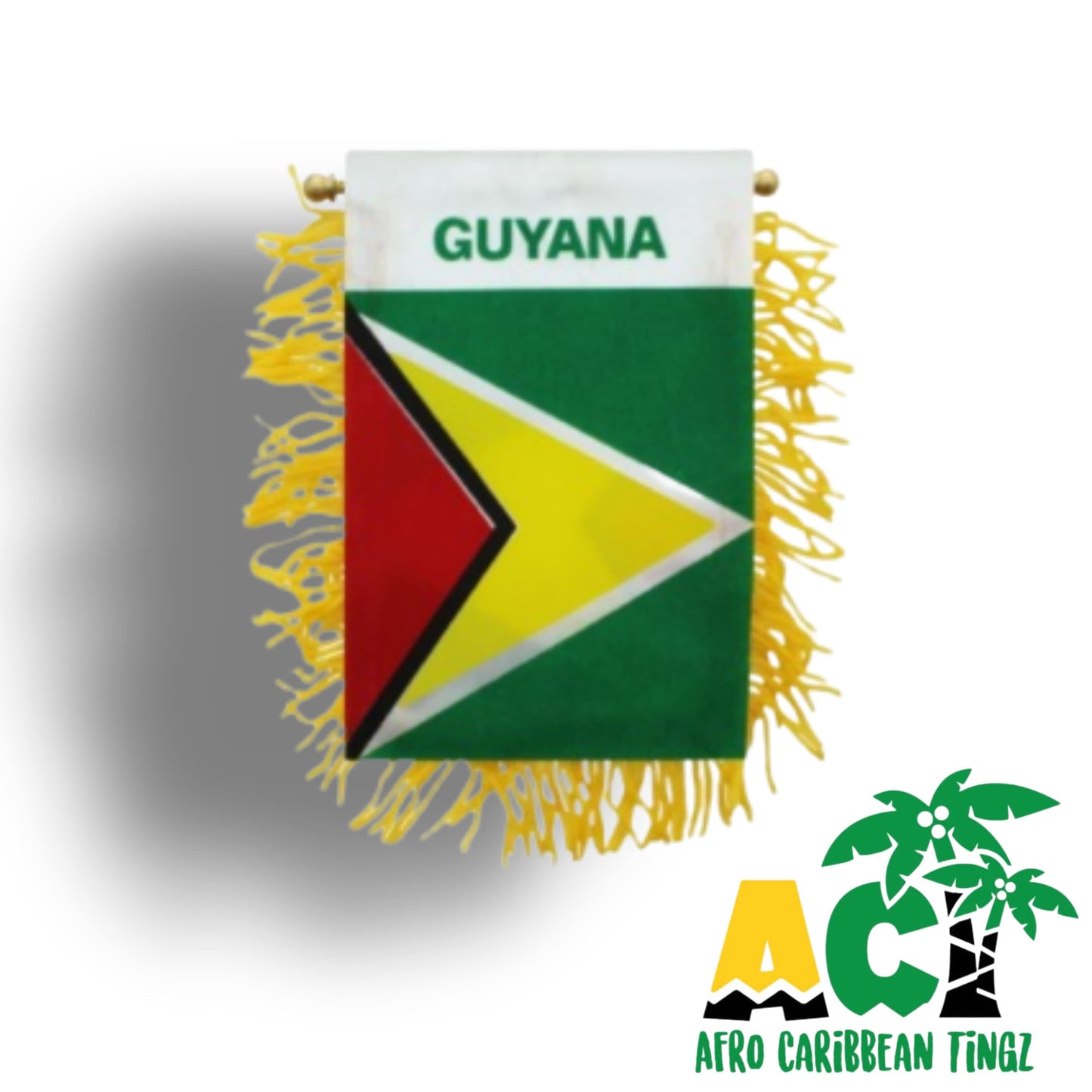 Guyana Mini Flag Banner