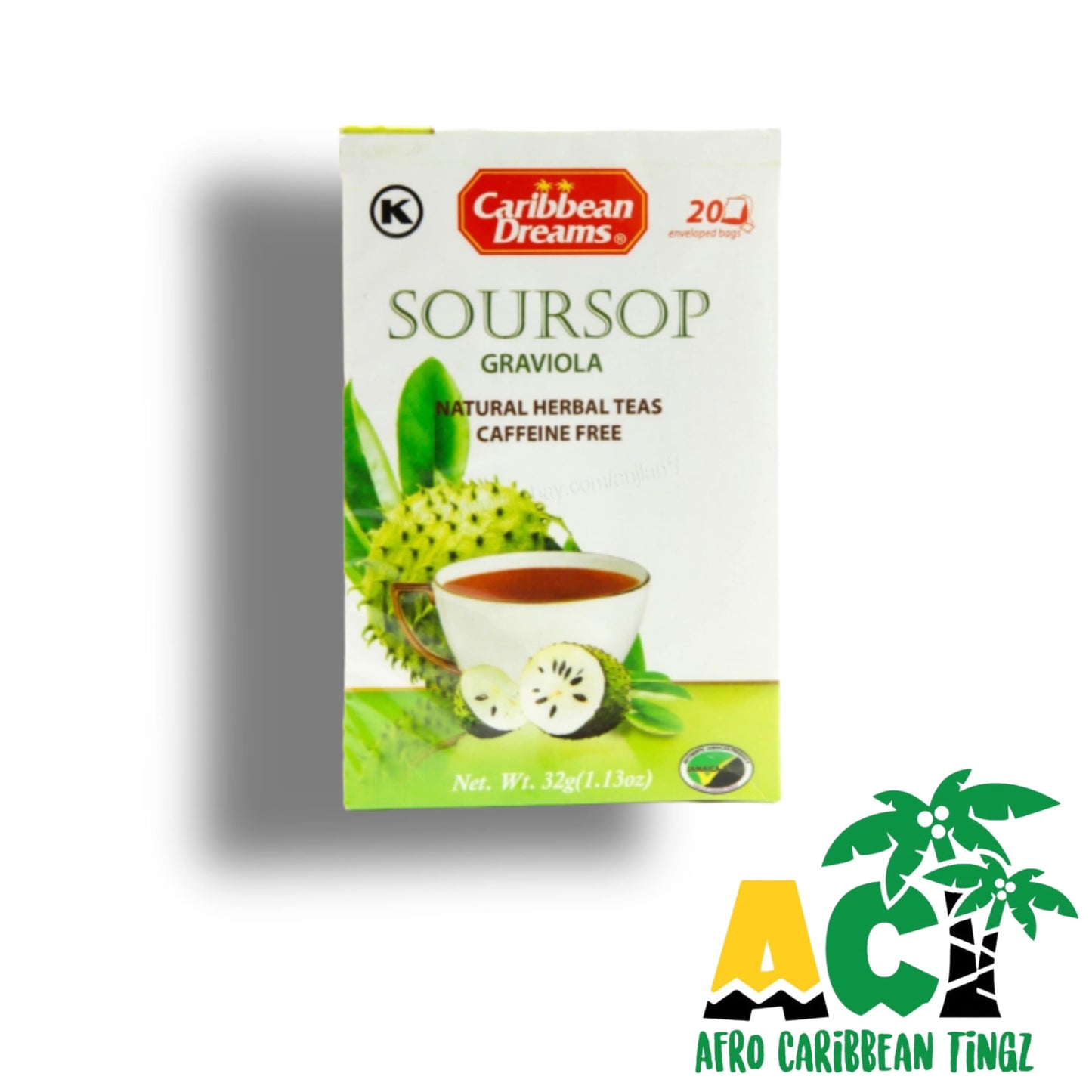 Caribbean Dreams Soursop Tea 20's