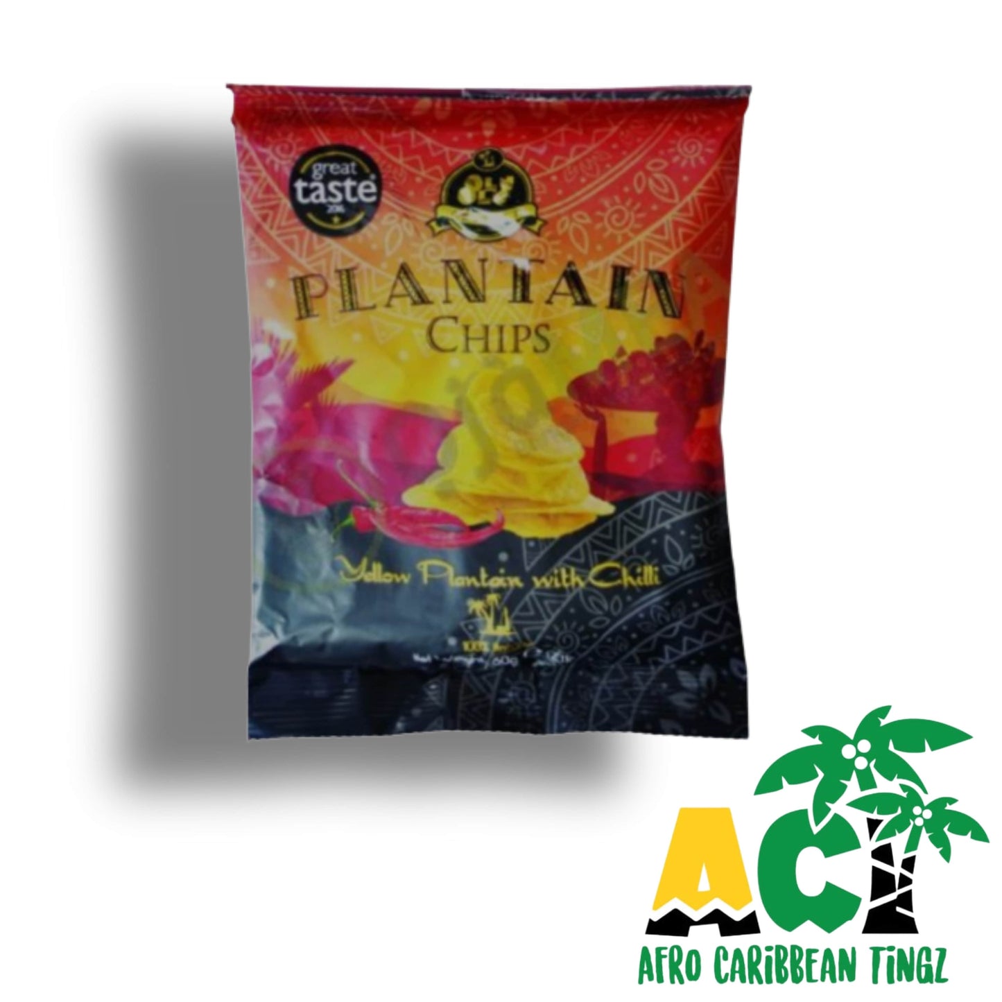 Olu Olu Plantain Chips with Chilli 60g