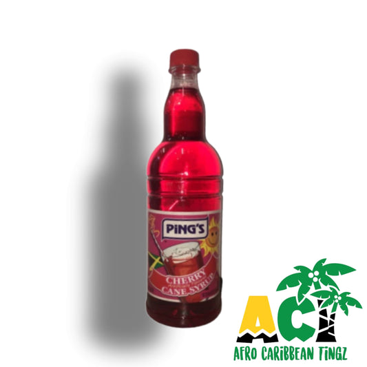 Pings Jamaica Cherry  Syrup 1 Litre