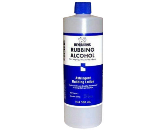 Benjamins Rubbing Alcohol 500ml