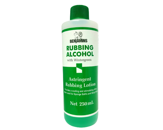 Benjamins Rubbing Alcohol Wintergreen 250ml