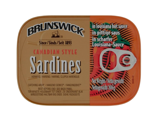 Brunswick Sardines in Louisiana Sauce 106g