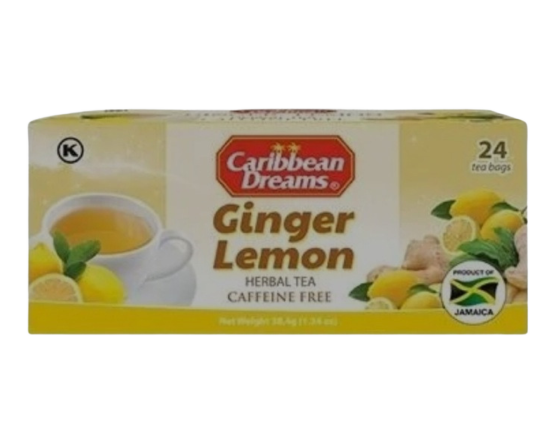 Caribbean Dreams Ginger Lemon Tea 24's