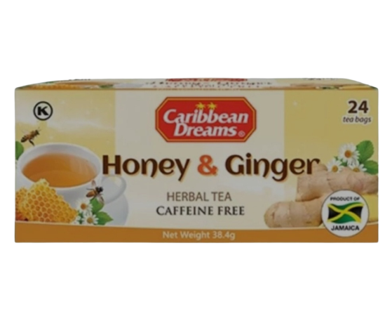 Caribbean Dreams Honey & Ginger Tea 24's