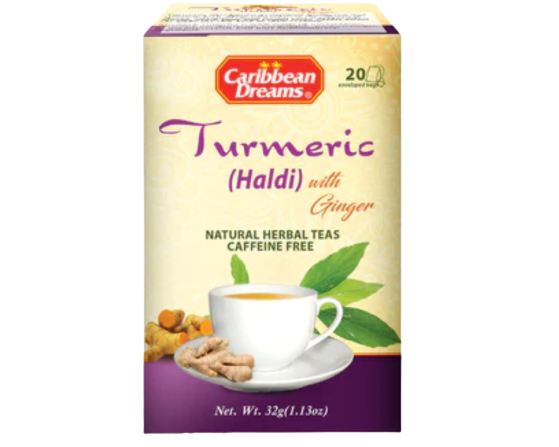 Caribbean Dreams Tumeric Ginger Tea 20's