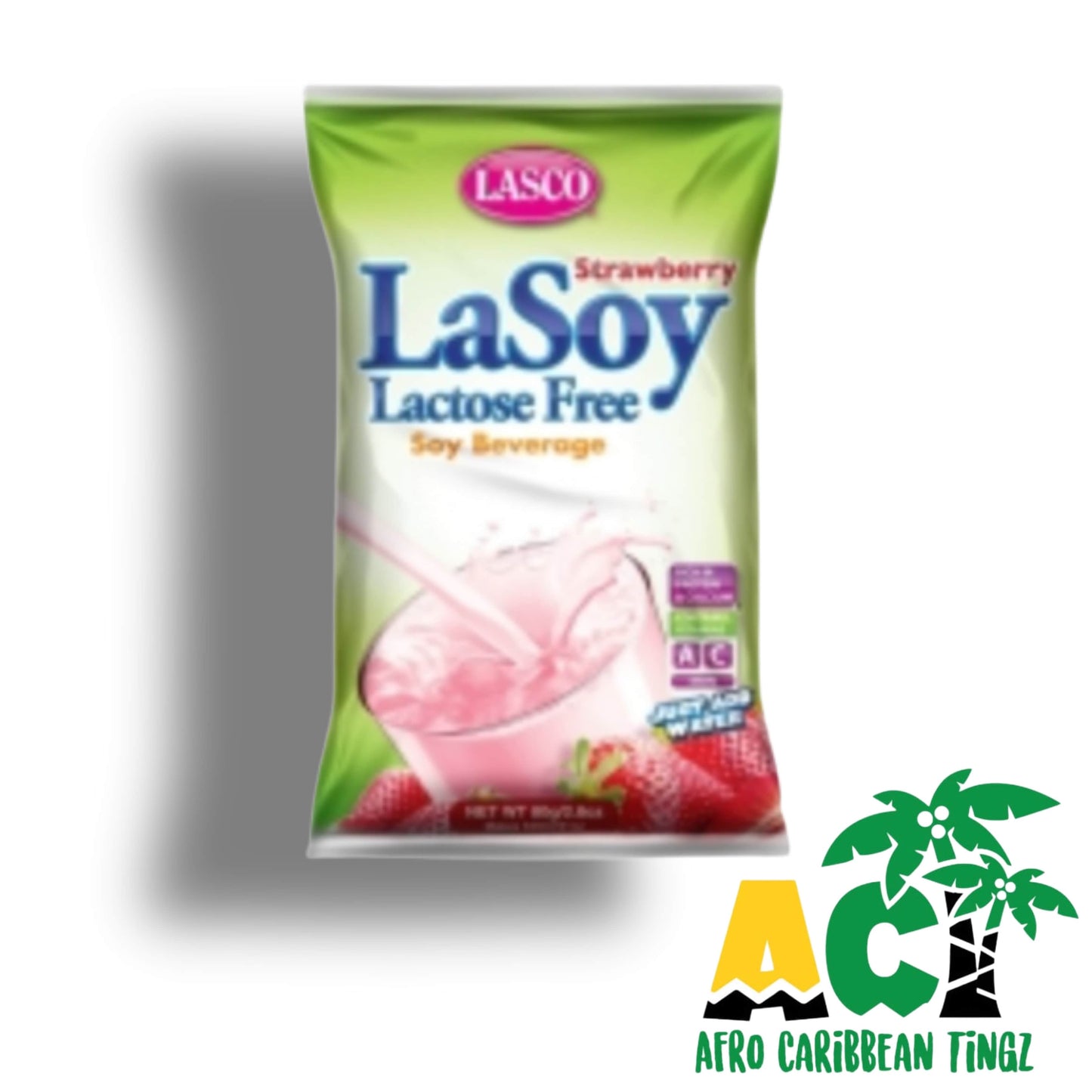 Lasco Lactose Free Soy Drink Strawberry 80g