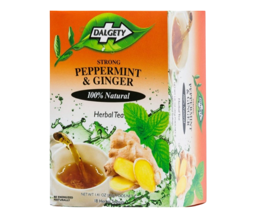 Dalgety Peppermint & Ginger Tea 40g