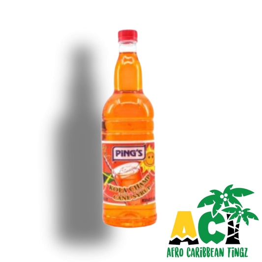 Pings Jamaica Kola Champagne Syrup 1 Litre