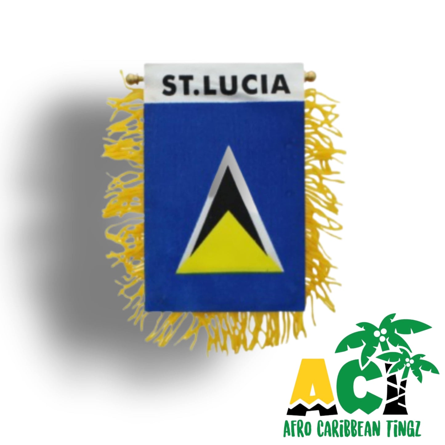 St Lucia Mini Flag Banner