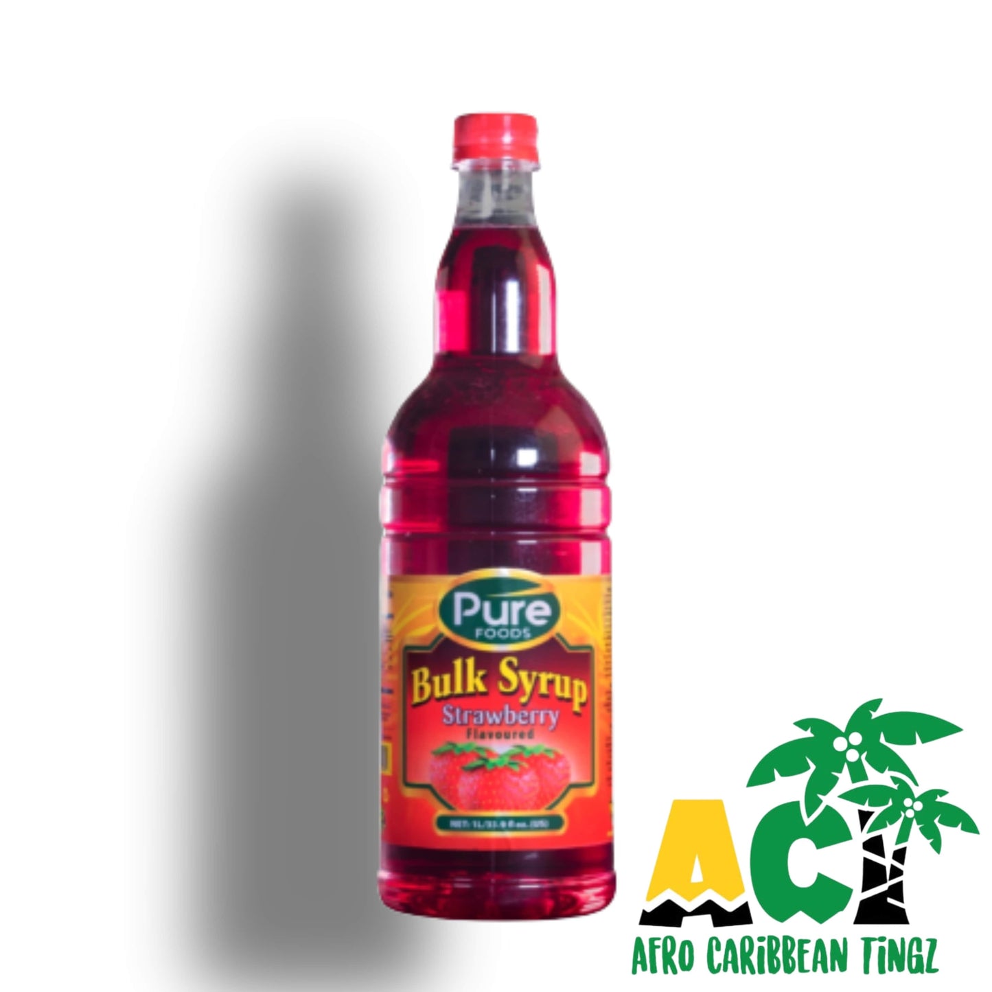 Pure Foods Bulk Strawberry Syrup 1 Litre