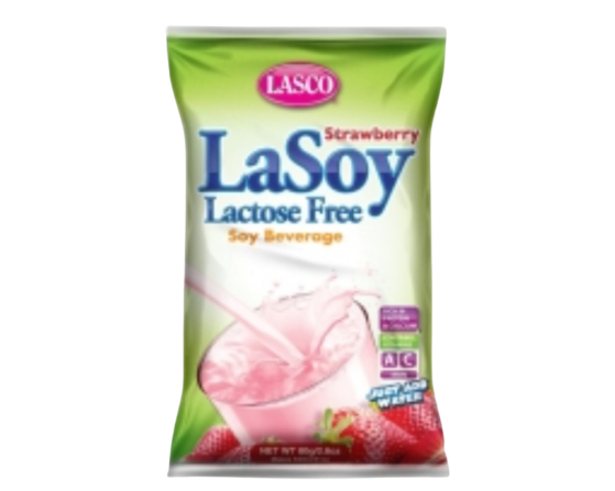 Lasco Lactose Free Soy Drink Strawberry 80g