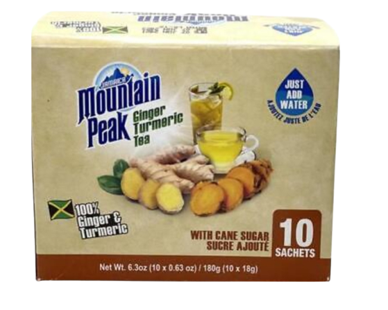 Mountain Peak Ginger Tumeric 10 Sachets WS