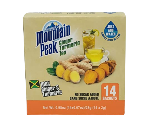 Mountain Peak Ginger Tumeric 14 Sachets