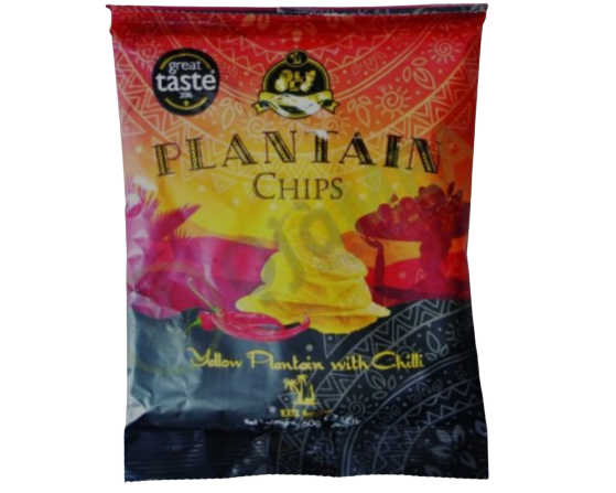 Olu Olu Plantain Chips with Chilli 60g