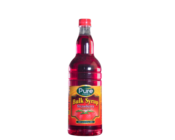 Pure Foods Bulk Strawberry Syrup 1 Litre